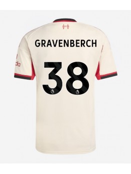 Billige Liverpool Ryan Gravenberch #38 Bortedrakt 2025-26 Kortermet
